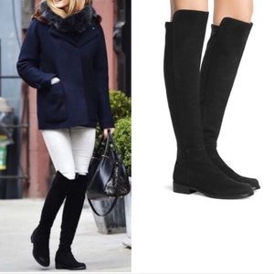 Corso Como - Over-the-Knee Black Suede Boots